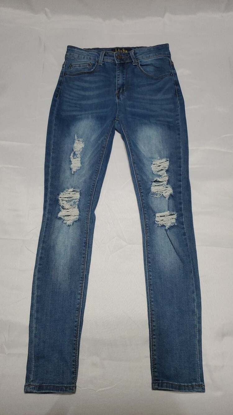 Indigo Rein Distressed Skinny Jeans Size 5/26